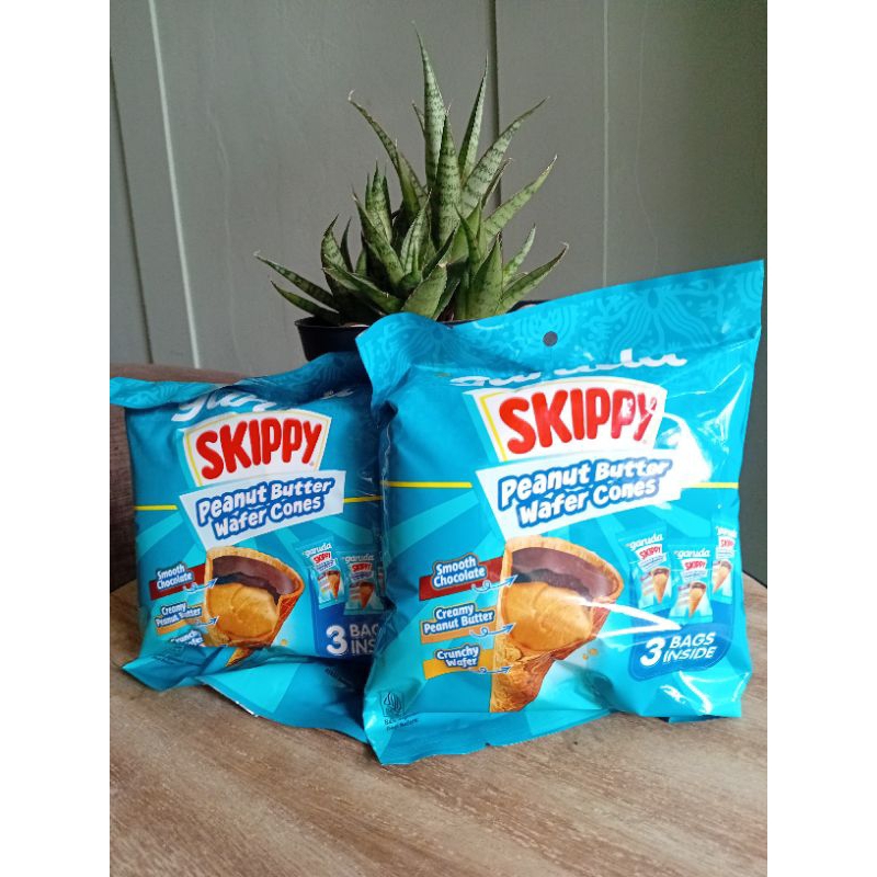 

Skippy Peanut butter wafer cones