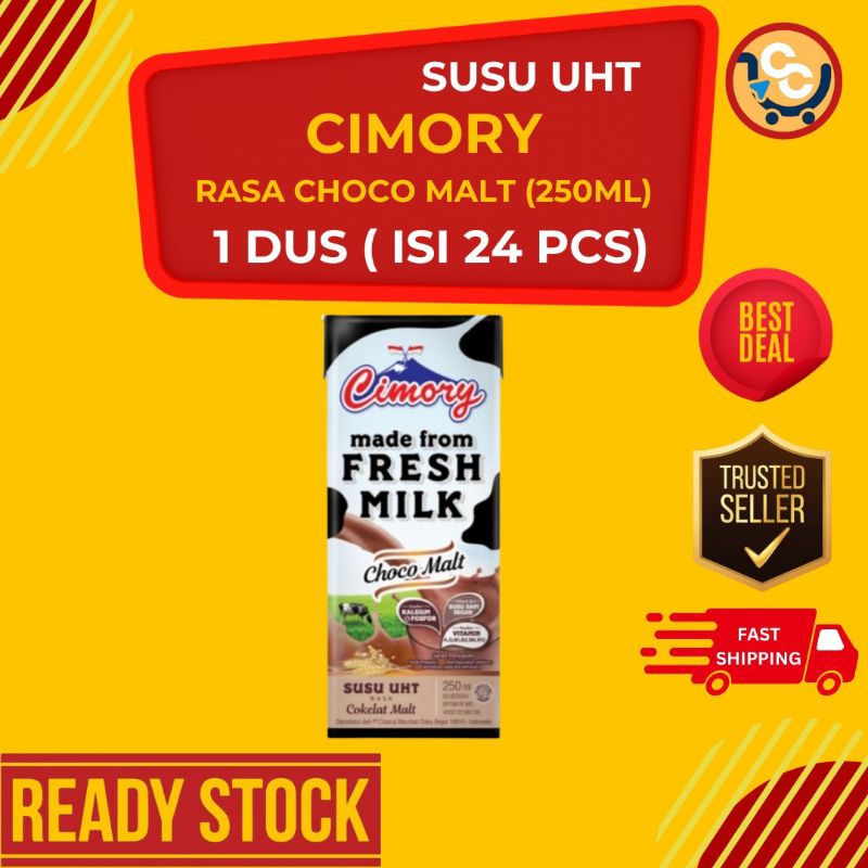 

Susu UHT Cimory rasa Choco Malt 250ml