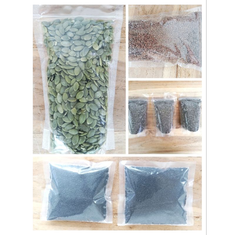 

Chia Seed Organic | Flaxseed | Pumpkin Seed | Basil Seed Selasih