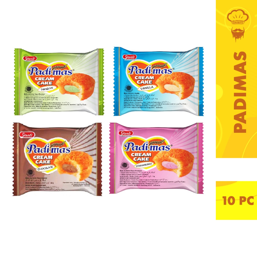 

Padimas Creamcake Cupcake Mooncake Coklat Vanilla Strawberry Pandan