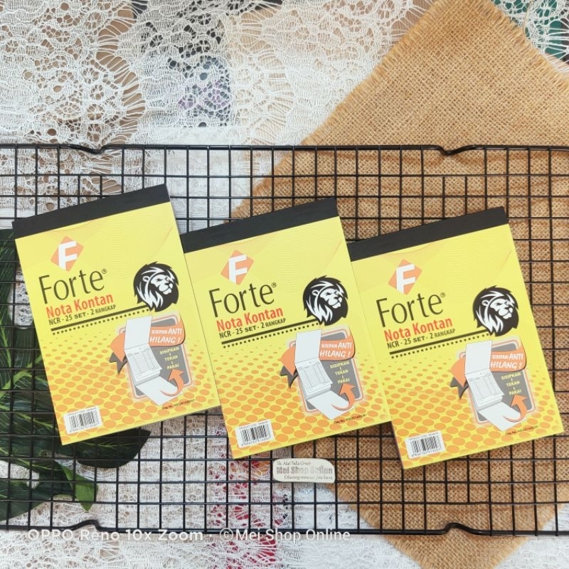 

NOTA KONTAN 2PLY KECIL A6 FORTE 25SET