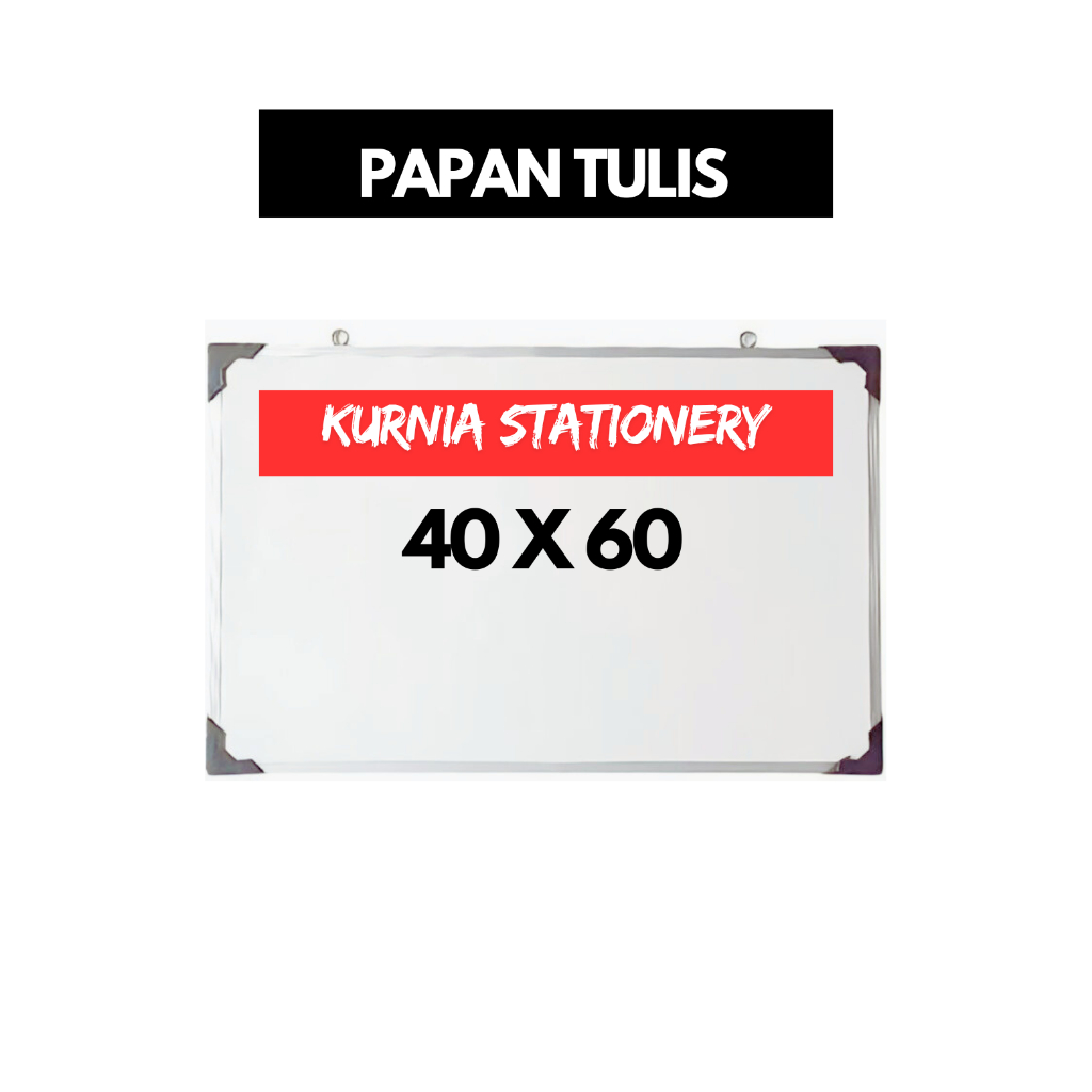 

(PROMO) Papan Tulis Whiteboard & Blackboard 40X60
