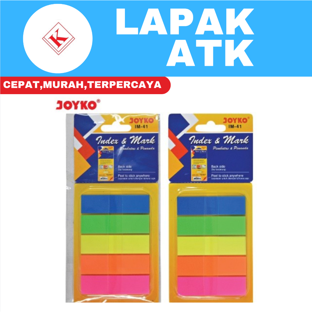 JOYKO PEMBATAS BUKU IM-41 / STICKY NOTE MARK & NOTE JOYKO +