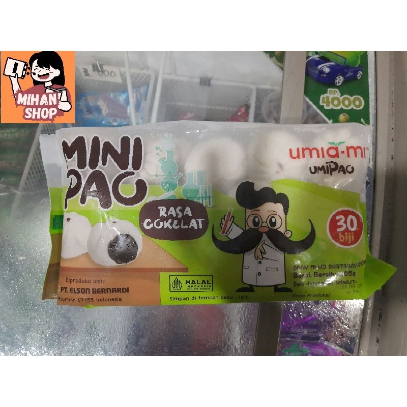 

MINIPAO (465Gram) ISI 30PCS RASA COKELAT