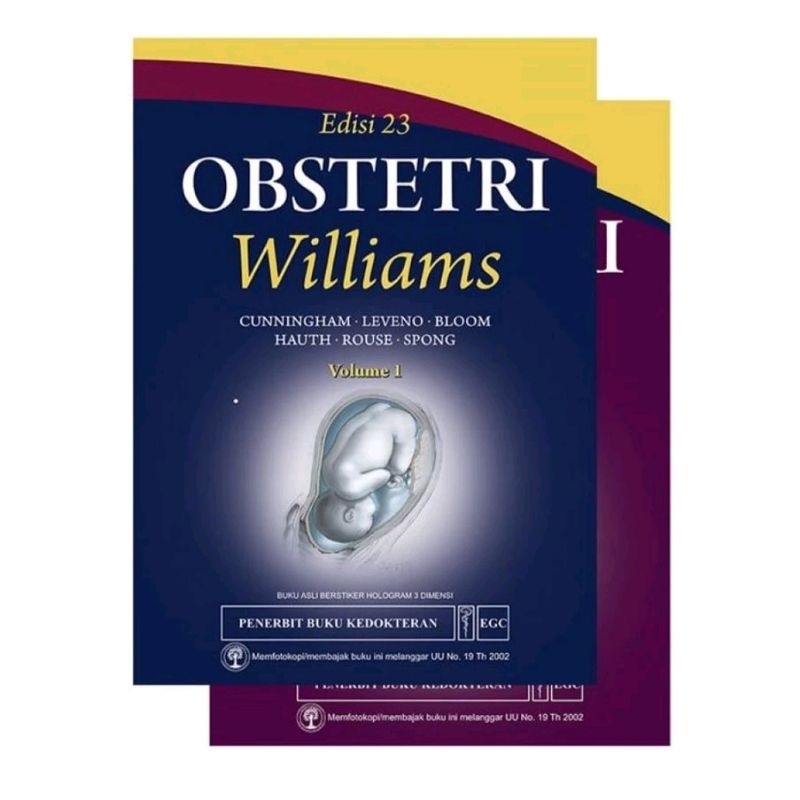OBSTETRI WILLIAMS 1 & 2 ED. 23 - CUNNINGHAM, LEVENO