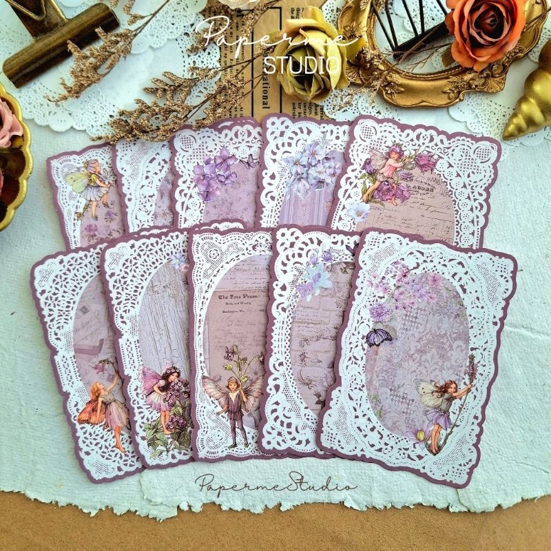 

LACE PAPER - paper lace journal aesthetic fantasy fairy colorfull dekorasi hias buku by Papermestudio
