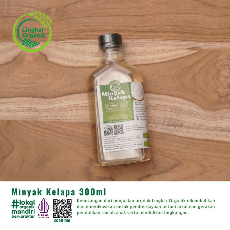 

Minyak Kelapa Lingkar Organik 300 ml Coconut Oil