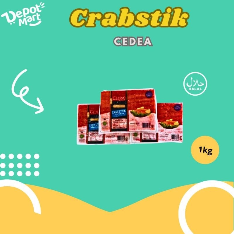 

Depot Kuliner Crab Stick Cedea 1 Kg Frozen