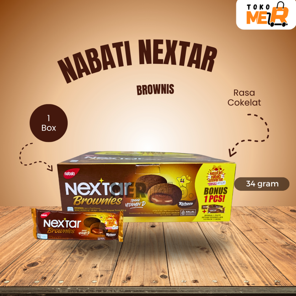 

Nextar Brownies Coklat box (10 x 34 gr)