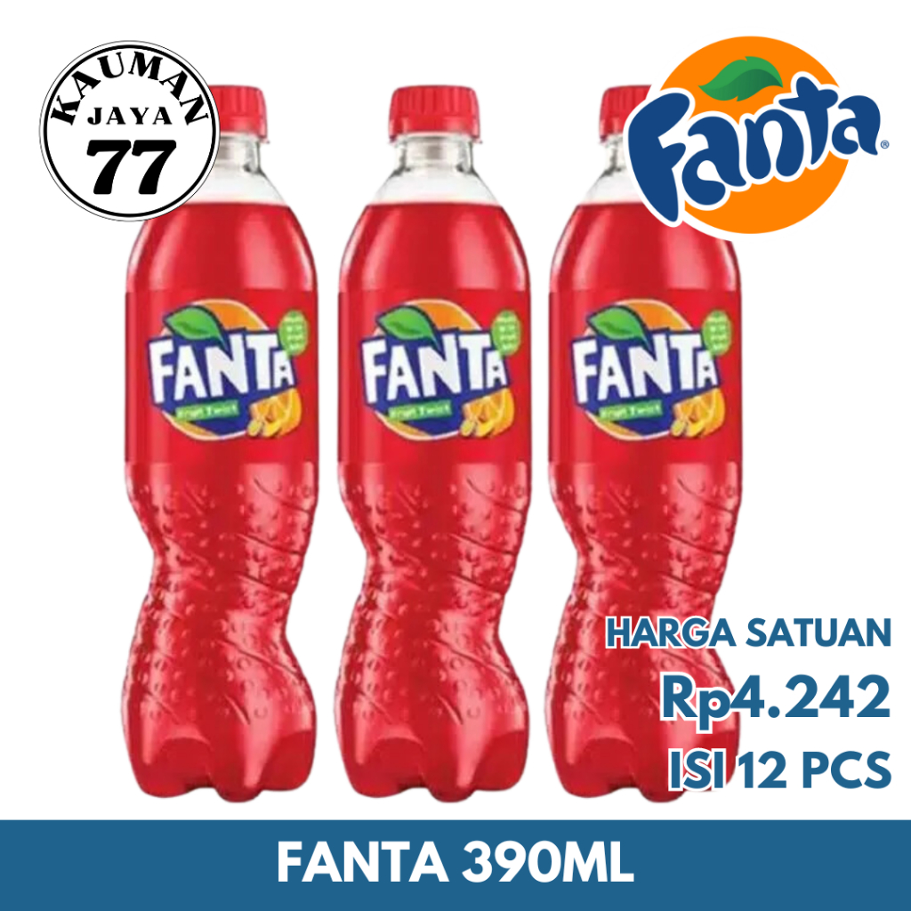 

FANTA 390ML ISI 12 PCS TERMURAH