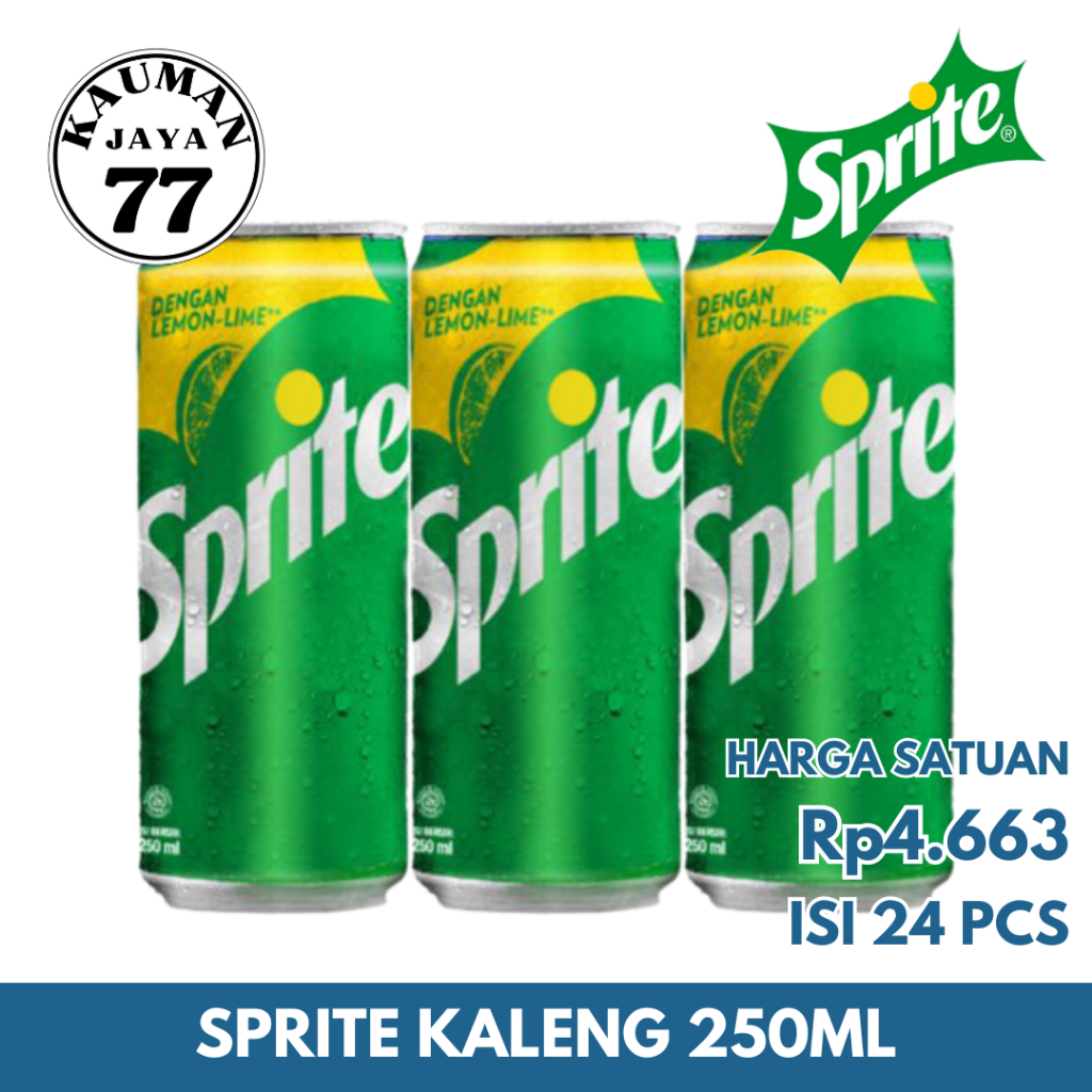 

SPRITE KALENG 250ML ISI 24 PCS TERMURAH