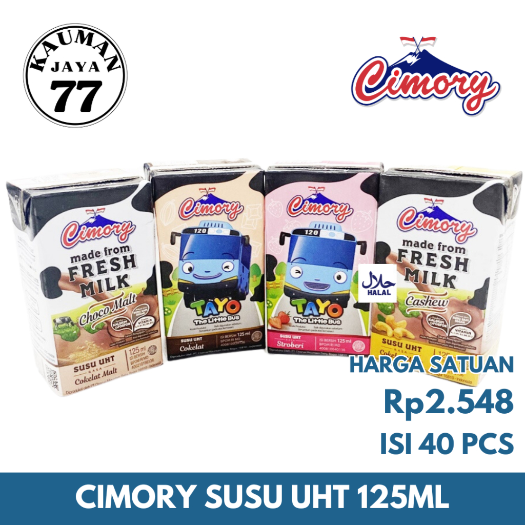 

CIMORY SUSU UHT 125ML ISI 40 PCS TERMURAH