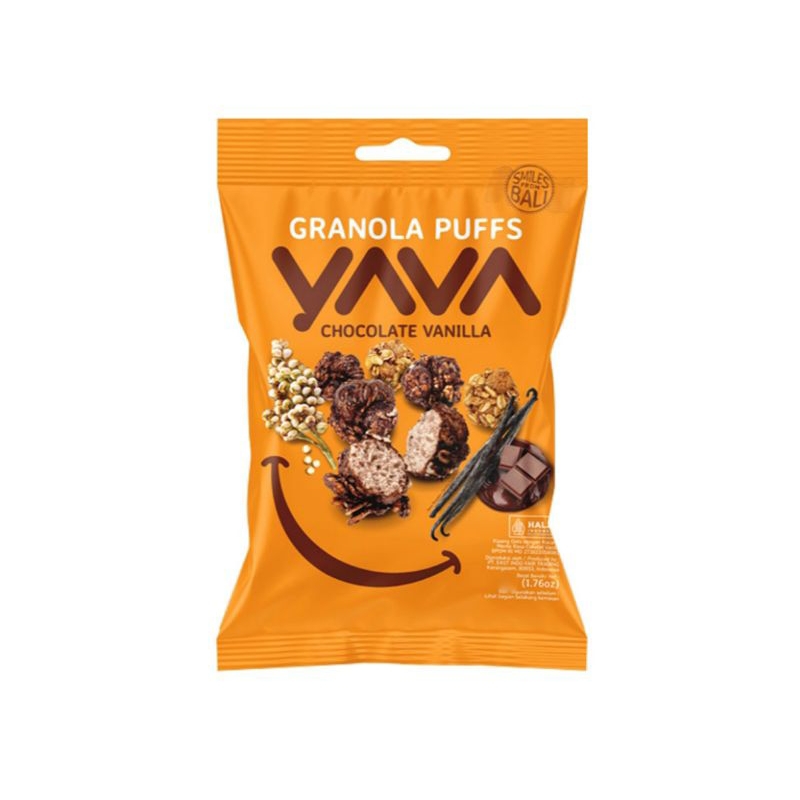 

Yava Granola Puffs Cokelat Vanila 35 g