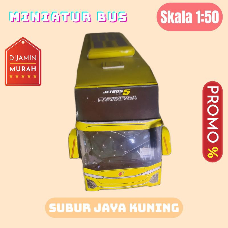 Miniatur Bus KIDS PANDA & TUNGGAL JAYA JET BUS 5