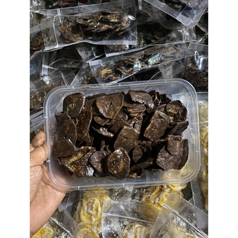 

(PISCOK) PISANG COKLAT LUMER Asli pisang kepok berat 200 gram