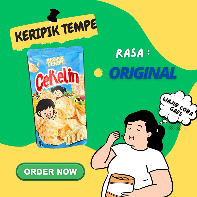 

Snack Micin CEKELIN - KERIPIK TEMPE