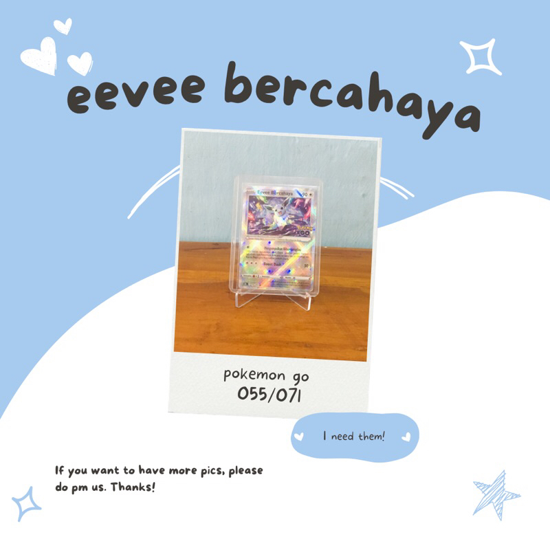 Eevee Bercahaya K 055/071 S10B Pokemon TCG Indonesia