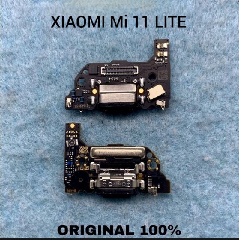 Konektor Charger Xiaomi Mi 11 Lite Original Full Komponen Ic Board Charger Papan Cas + Ic Mi 11 Lite