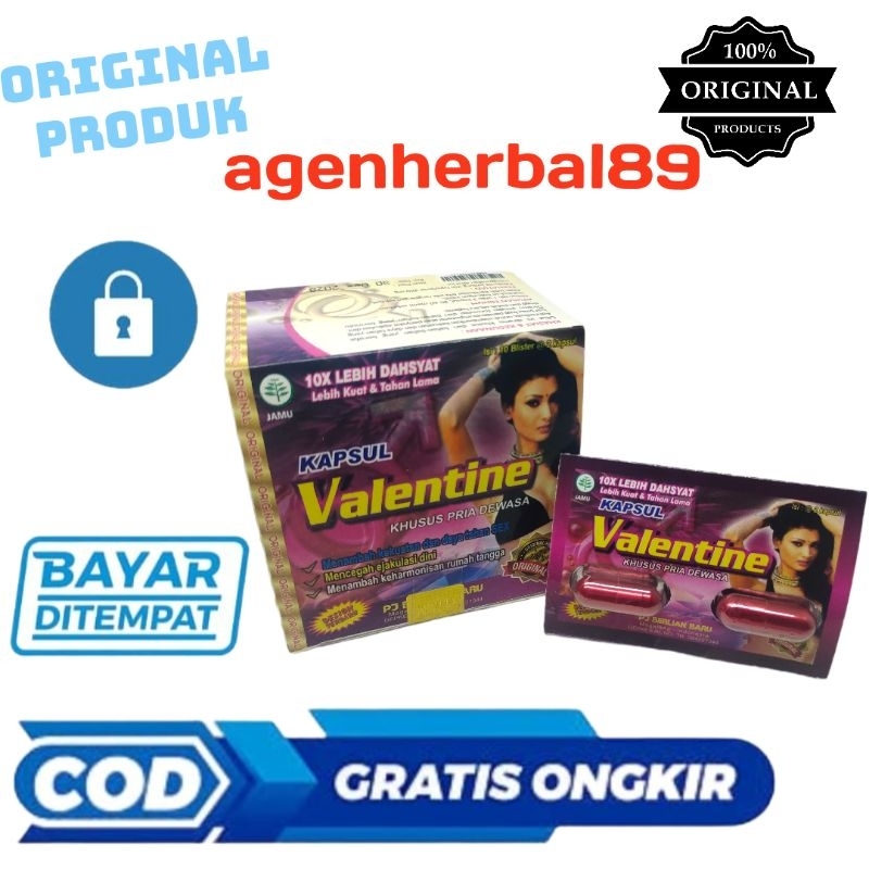 valentine kapsul original