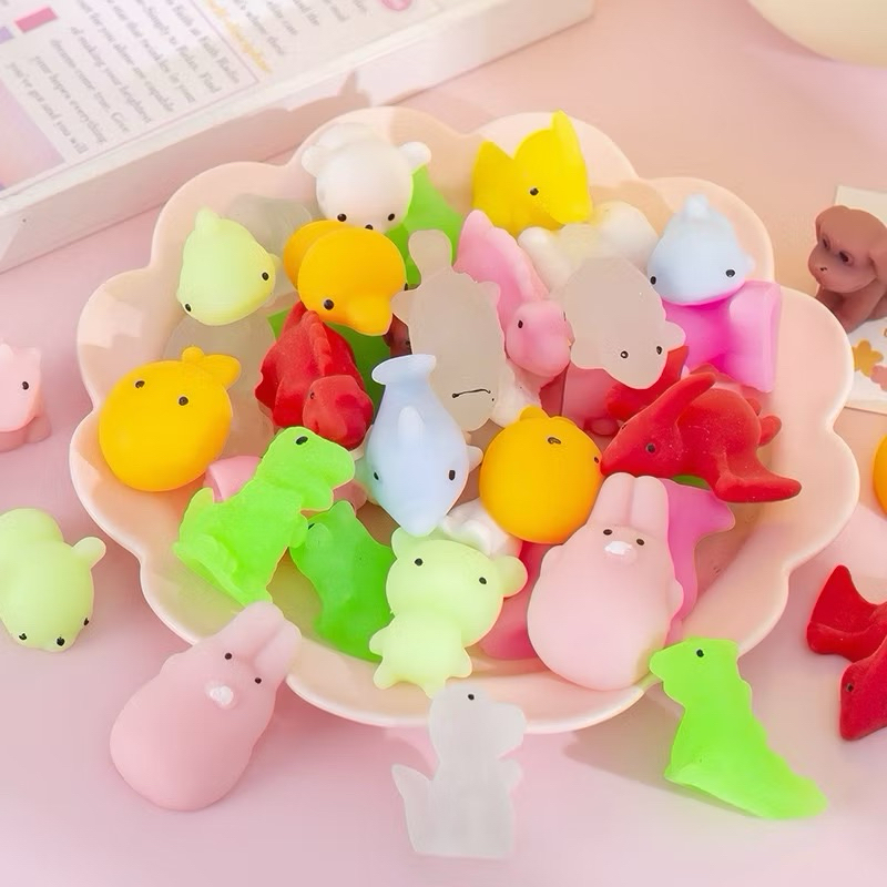 SQUISHY MOCHI JELLY BENTUK ANIMAL LUCU