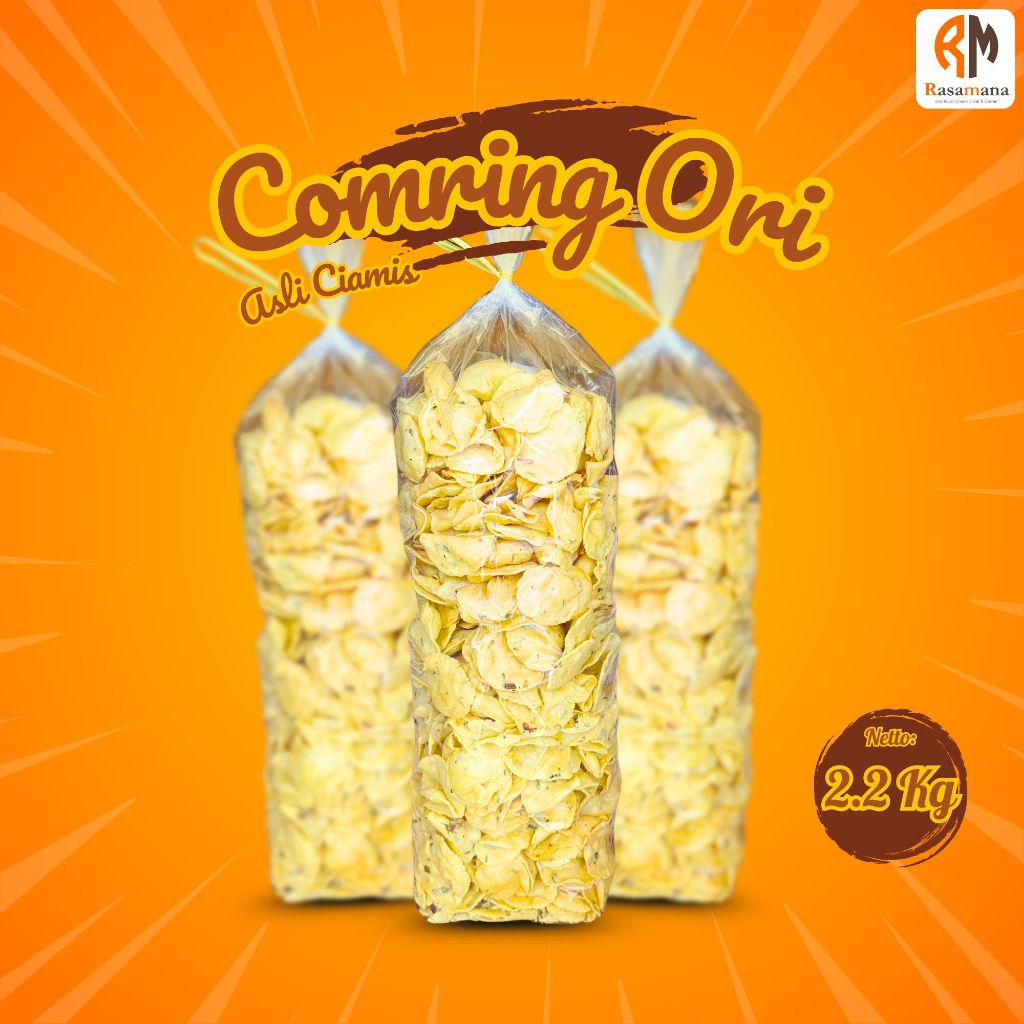 

Keripik Kicimpring Comring Bawang 2.2kg Original - Renyah, Gurih, & Autentik!