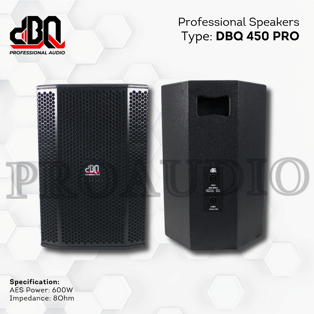 SPEAKER PASIF 10 INCH DBQ 450 PRO / DBQ 450PRO / DBQ450PRO / DBQ - 450PRO SPEAKER PASIF 600 WATSS 8 