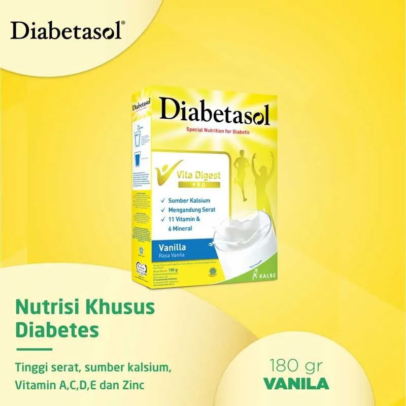 

DIABETASOL VANILA/COKLAT 170GR