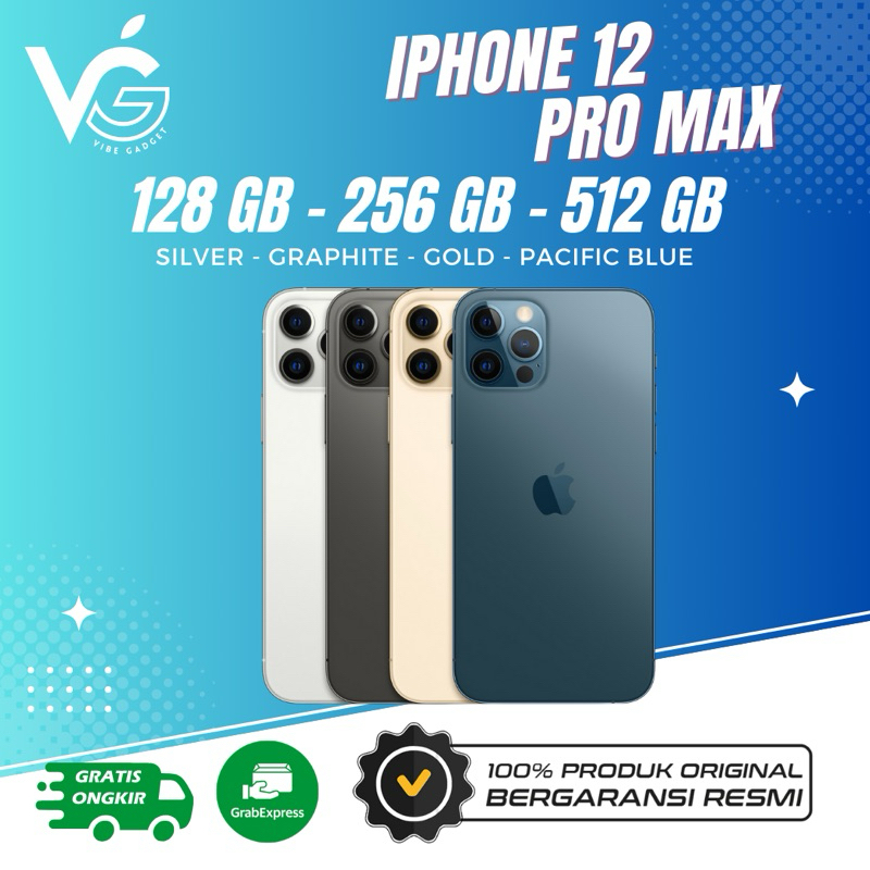 Second Resmi iBox iPhone 12 Pro Max 128gb 256gb Fullset Beacukai