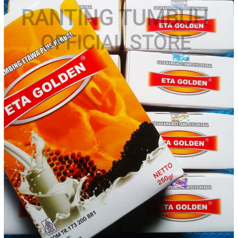 

Susu Kambing Etawa plus Herbal - Eta Golden plus Habbatussauda Propolis
