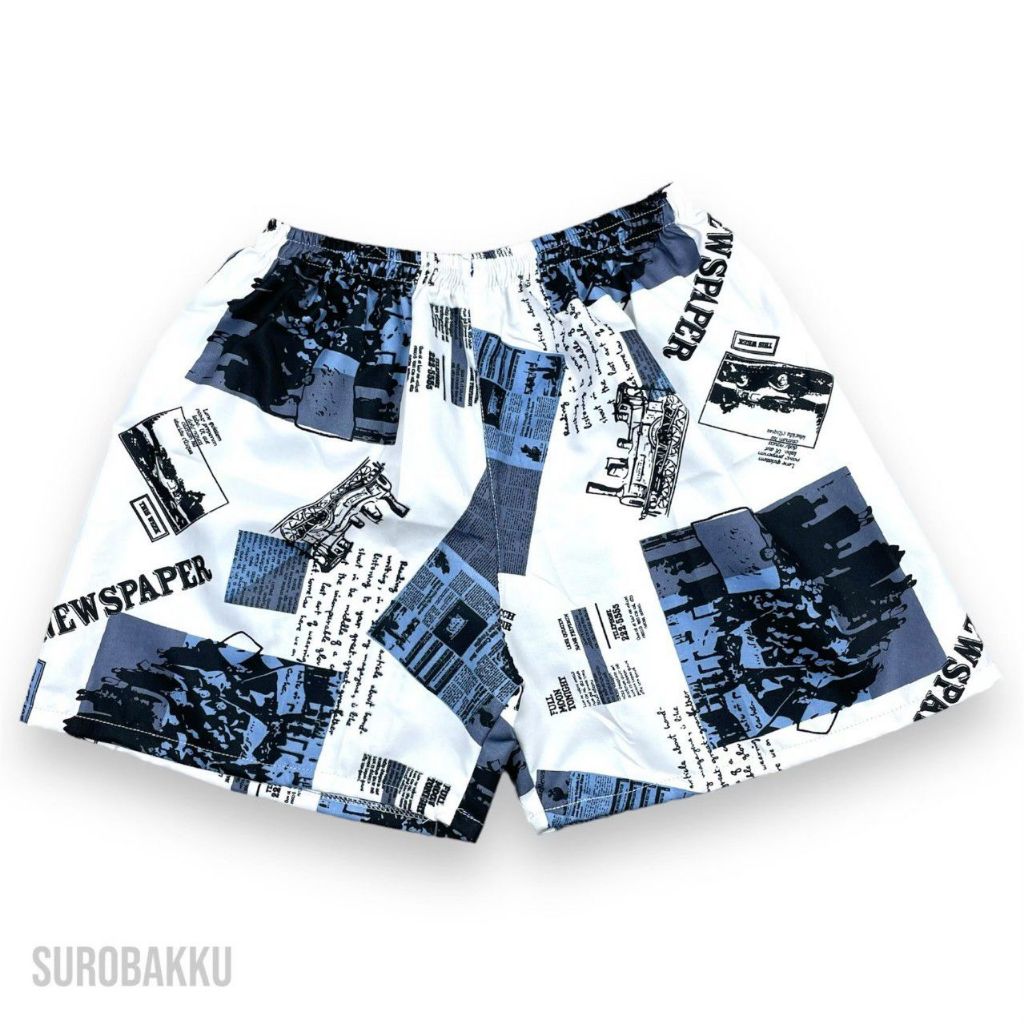 Kolor Pria Wanita Shortpants Kolor Jumbo Bokser Premium Boxer | Celana Pendek Motif Shortpants Kolor