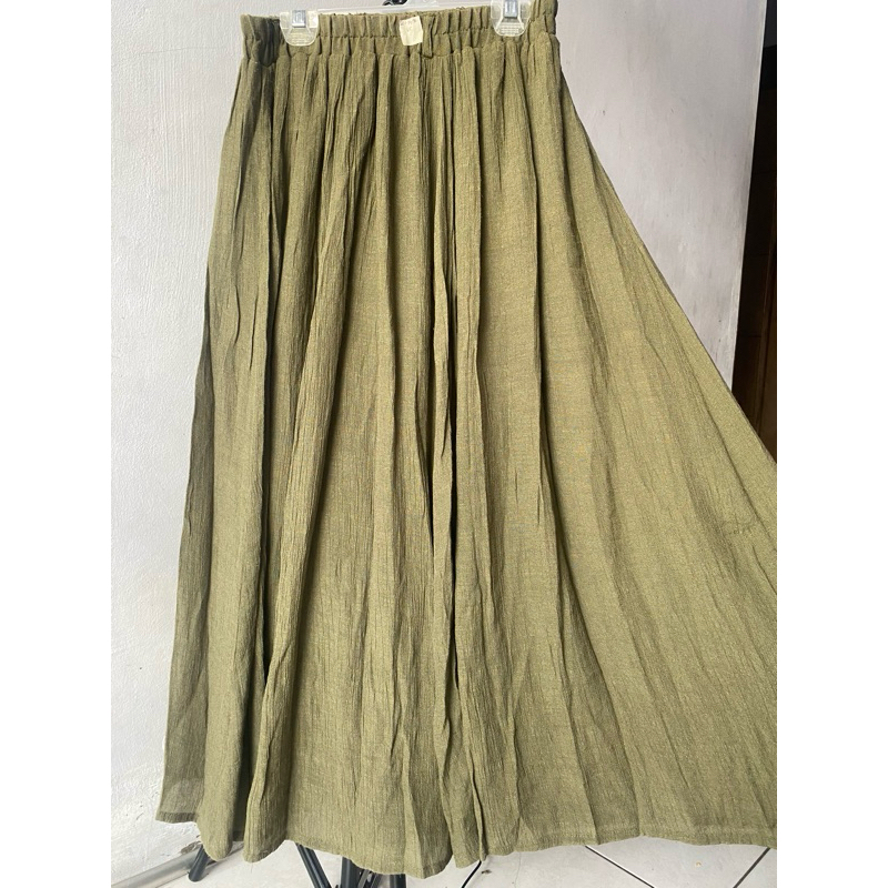 preloved rok katun linen