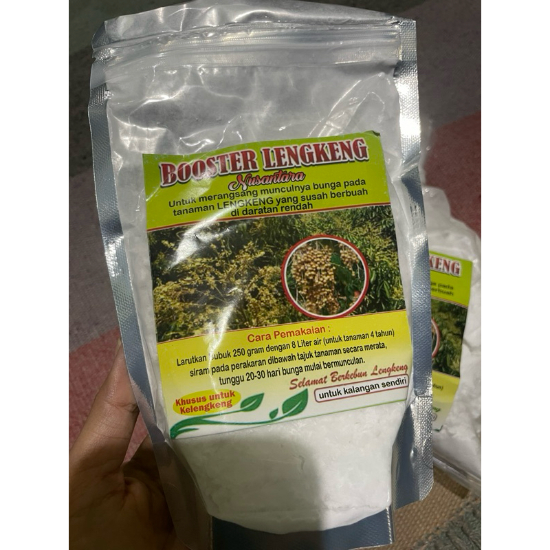 (100%ORI) Booster Kelengkeng murni asli ampuh 250gr