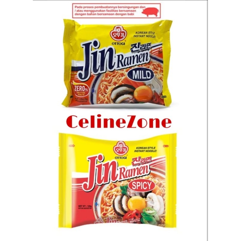 

Ottogi Jin Ramen Mild & Spicy