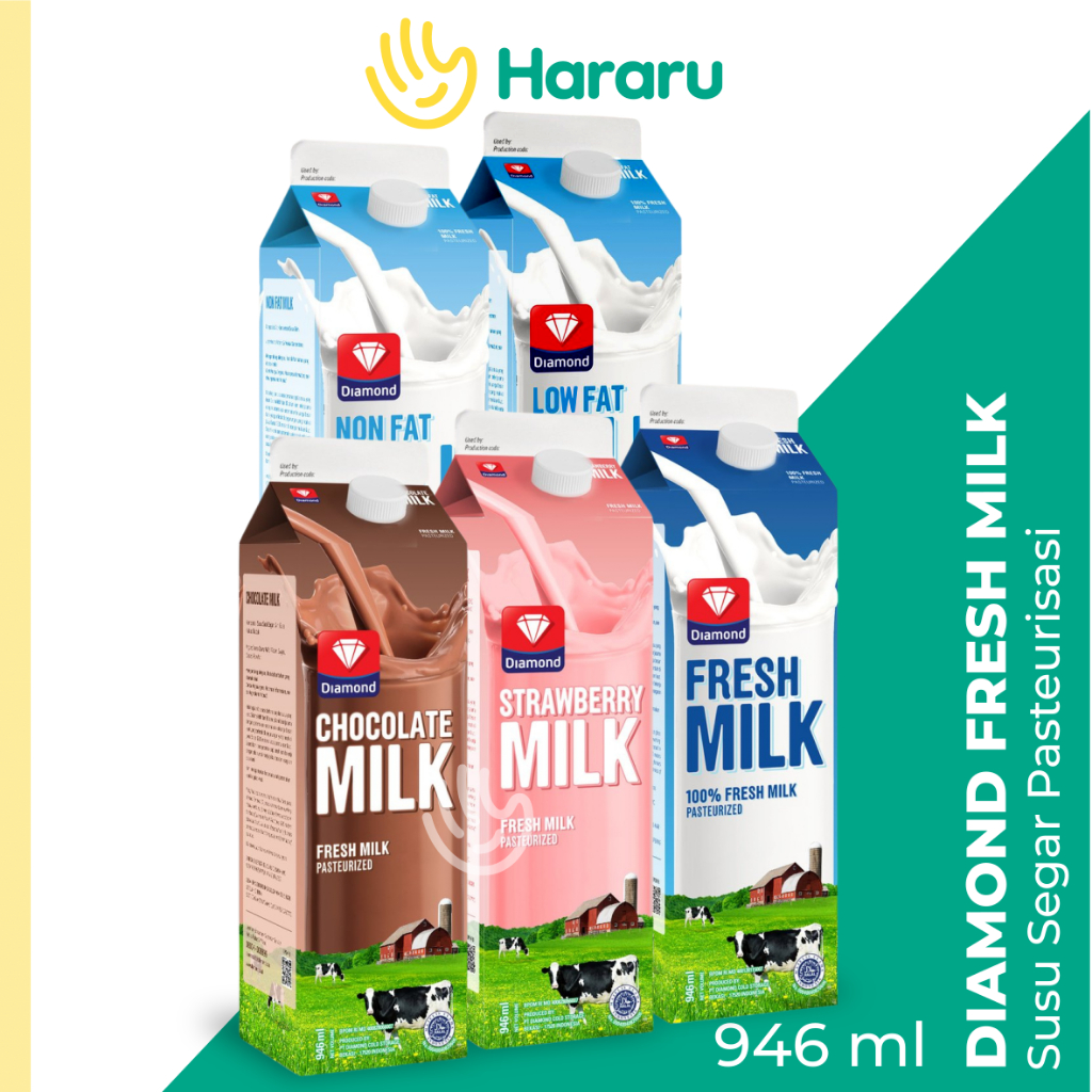 Susu Diamond Fresh Milk | Susu Segar Diamond Pasteurisasi