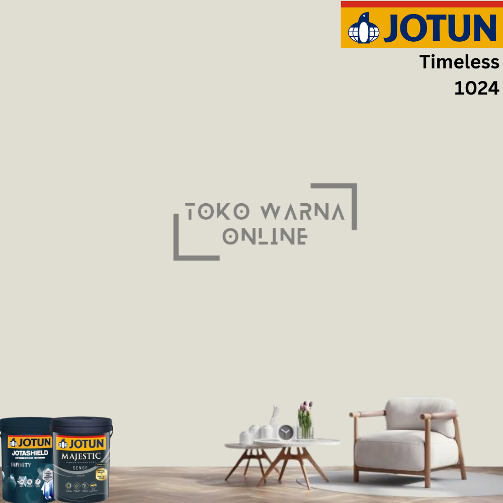 CAT TEMBOK INTERIOR JOTUN MAJESTIC / ESSENCE / JOTAPLAST SERIES - TIMELESS 1024 (GALON)