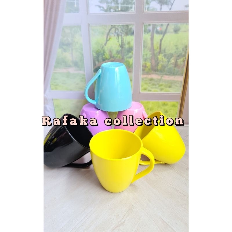 MUG KOPI MELAMIN DINER WARE 400ML / MUG GAGANG LUCU / MUG MELAMIN / GELAS GAGANG MELAMIN / GELAS MIN