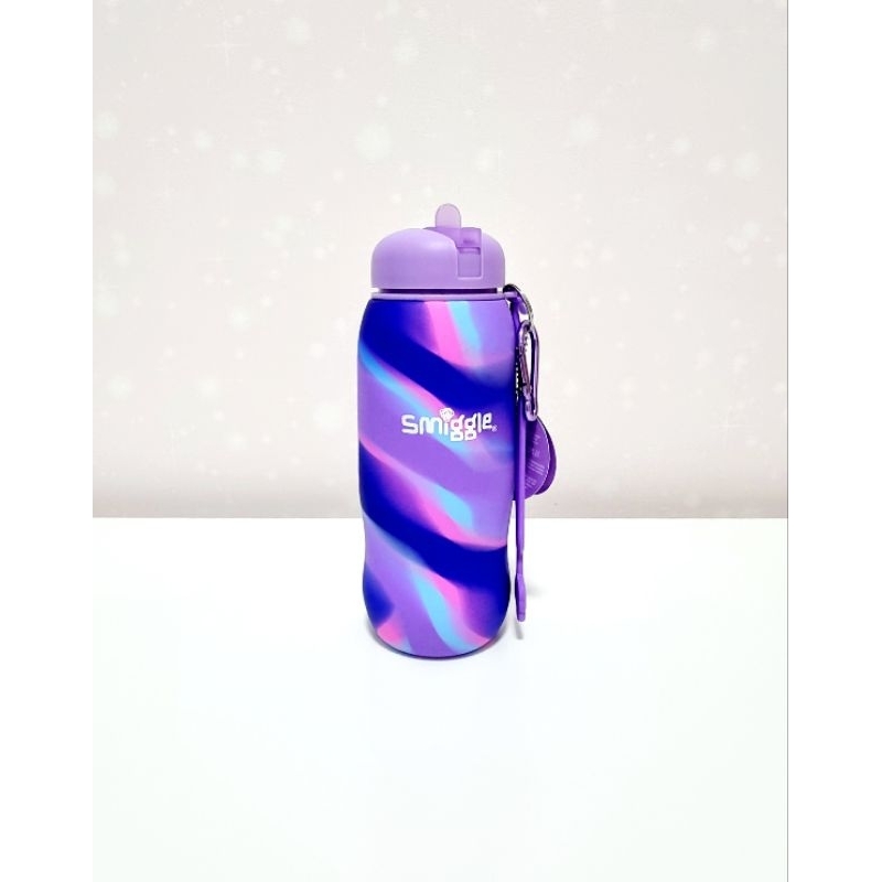 (ORIGINAL) SMIGGLE SILICONE ROLL UP DRINK BOTTLE / BOTOL MINUM SILIKON SMIGGLE