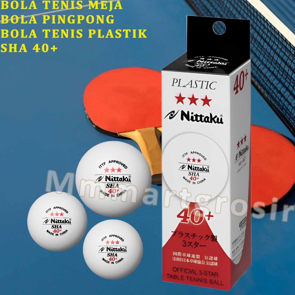 Bola Tenis Meja / Bola Pingpong / Bola Tenis Plastik / Bola 3pcs