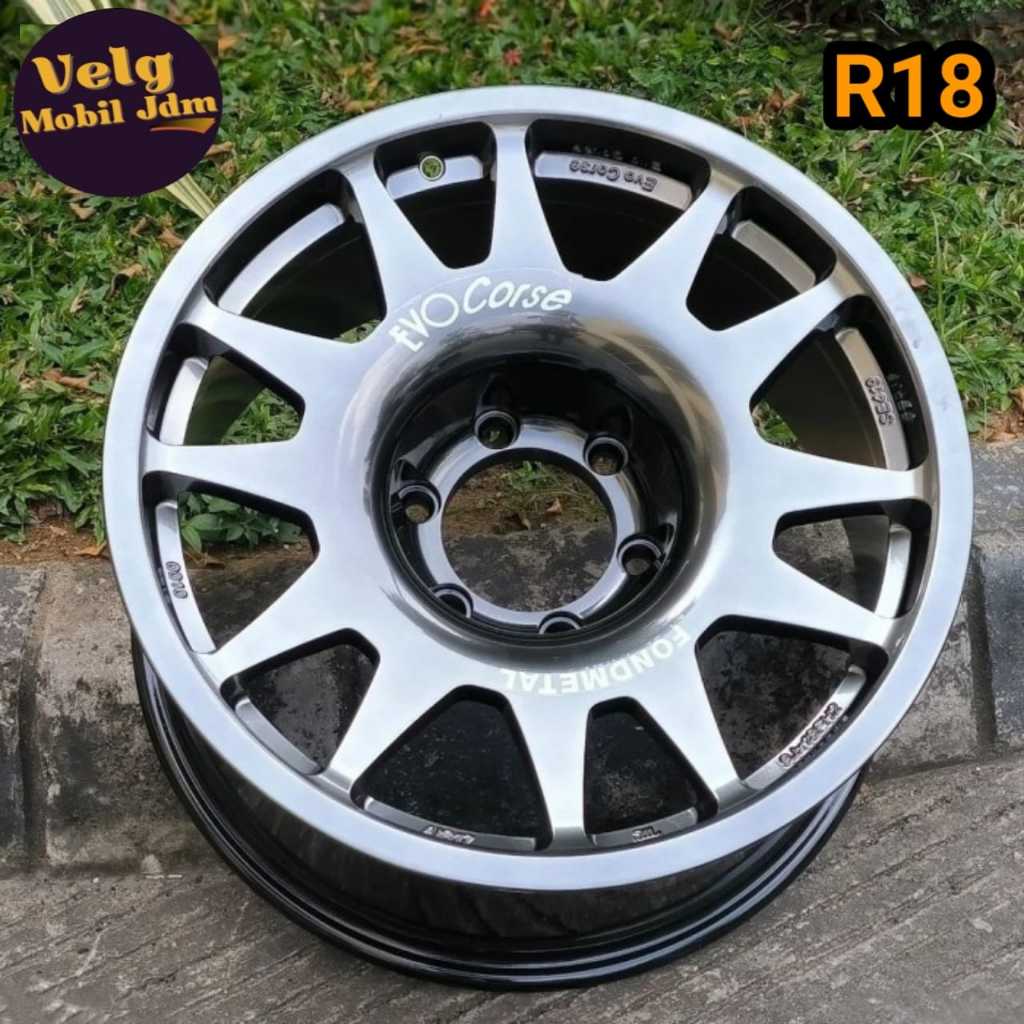 velg mobil 18 EVO CORSE R18 velg mobil  Strada hilux Pajero Fortuner
