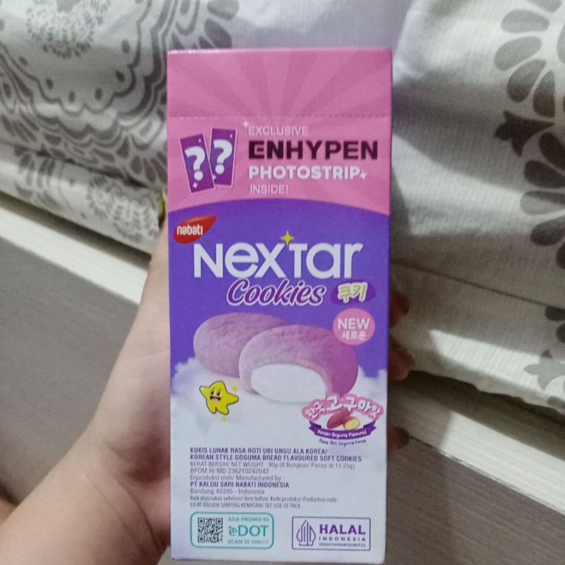 

nextar goguma enhypen (satu box 8 bungkus kecil)