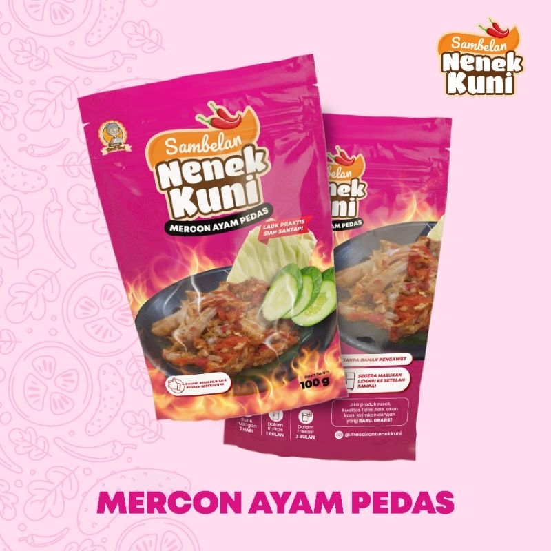 

Mercon Ayam Pedas 100gr - Sambelan Nenek Kuni