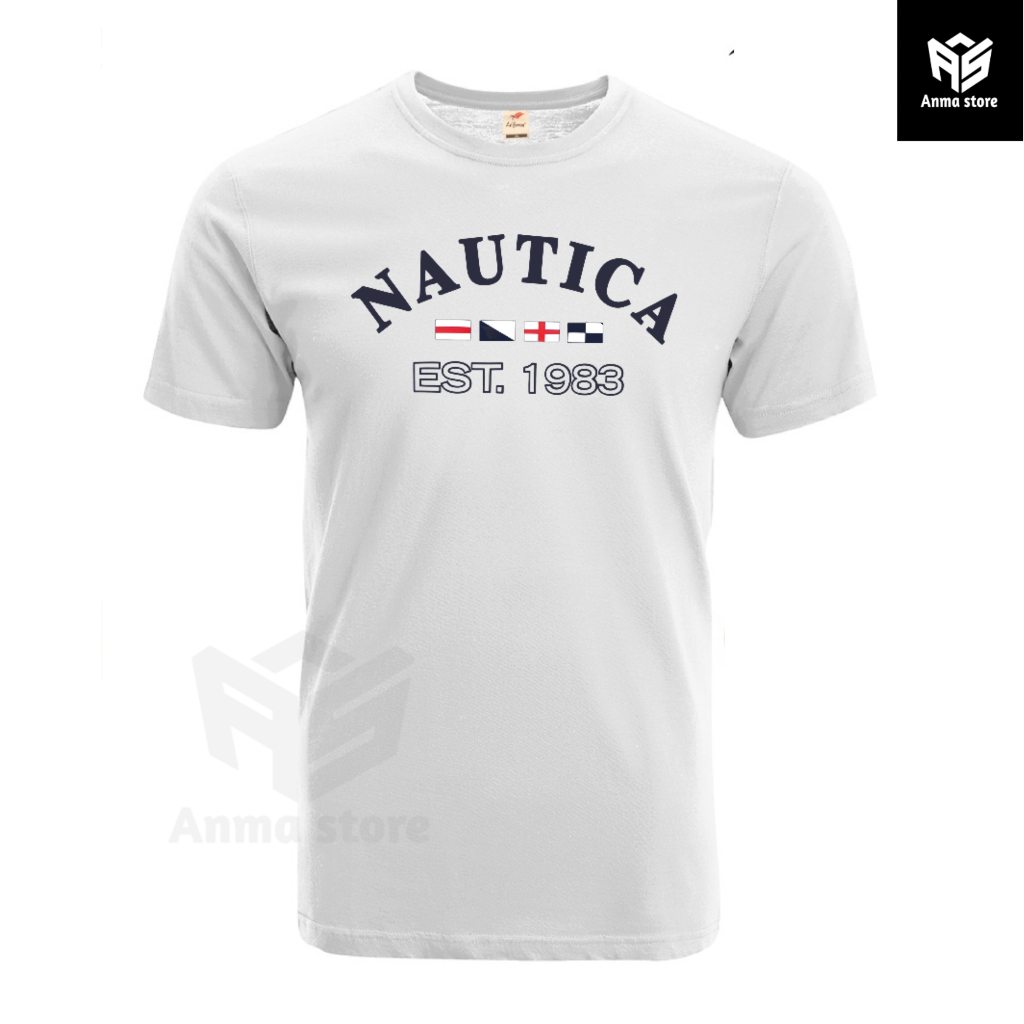 Kaos Tshirt Nautica Flag 1983