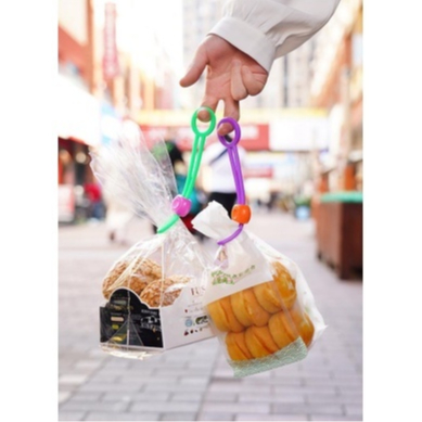 Klip Penyegel Makanan Tali Pengikat Sealer Kantong Plastik Makanan Adjustable