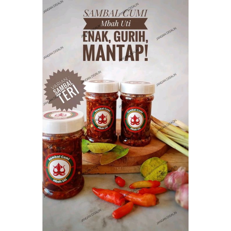 

SAMBAL CUMI MBAH UTI ( TERI )