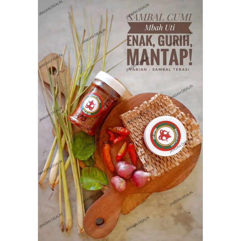 

SAMBAL CUMI MBAH UTI - ( TERASI )