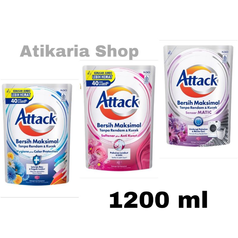 ATTACK DETERJEN CAIR MATIC 1200ML