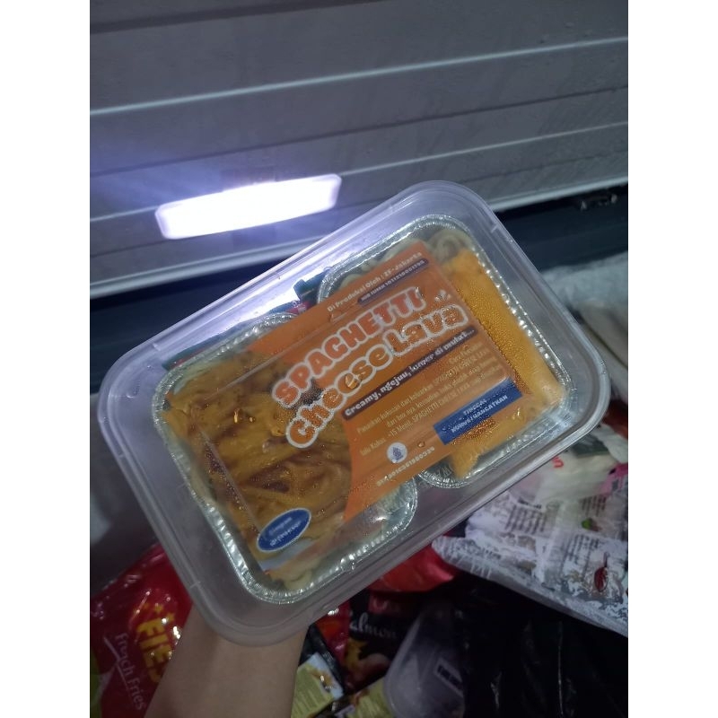 

Spaghetti Cheese Lava Frozen / Spagetti Frozen Isi 1 dan 2