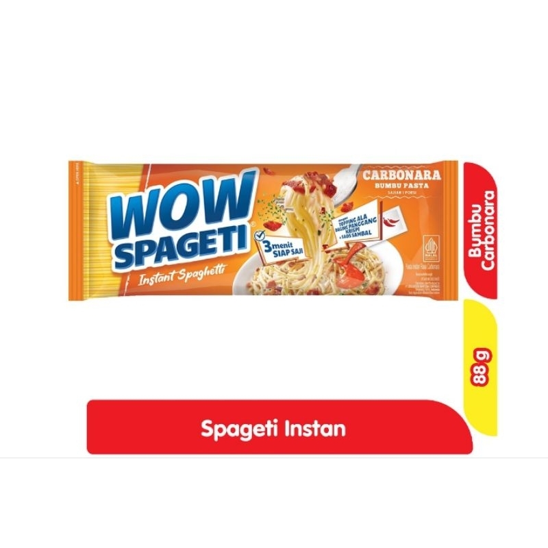 

Wow Spageti Instan Carbonara 88 g(dinyshop)