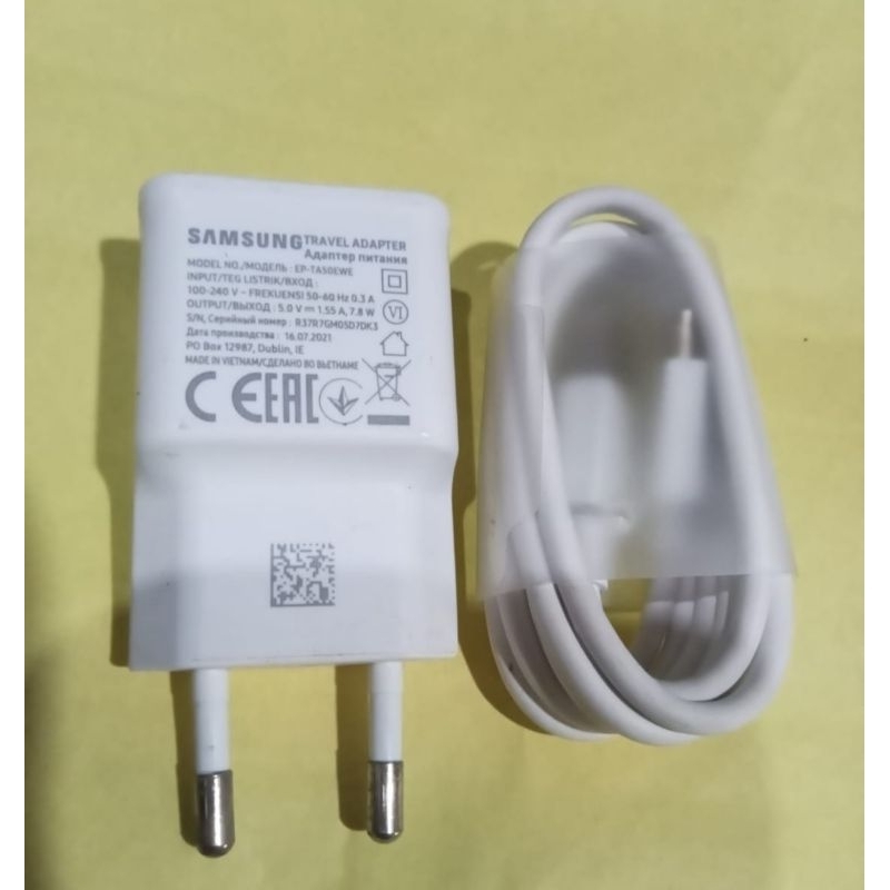 charger samsung 1.55A second ori bawaan hp