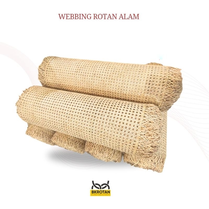 Webbing Rotan Anyaman Rotan Lembaran dekor meteran